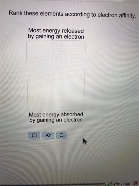 rank these elements according to electron affinity|7.5: Electron Affinities .